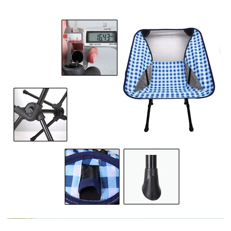 Портативный походный пляжный стул легкий складной Рыбалка Outdoorcamping напольный