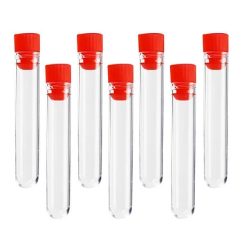 

Clear Plastic Test Tubes with Caps 5ml, 12x60mm, Pack of 30