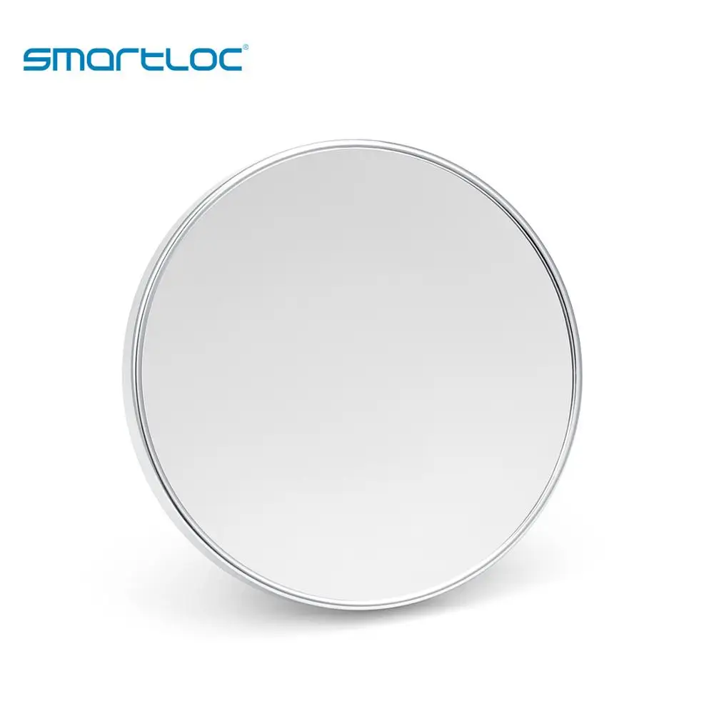 smartloc Suction Cup Wall Mounted 5X Magnifying Round Bathroom Mirror Bath Makeup Cosmetic Make up Mirrors Organizer Accessories