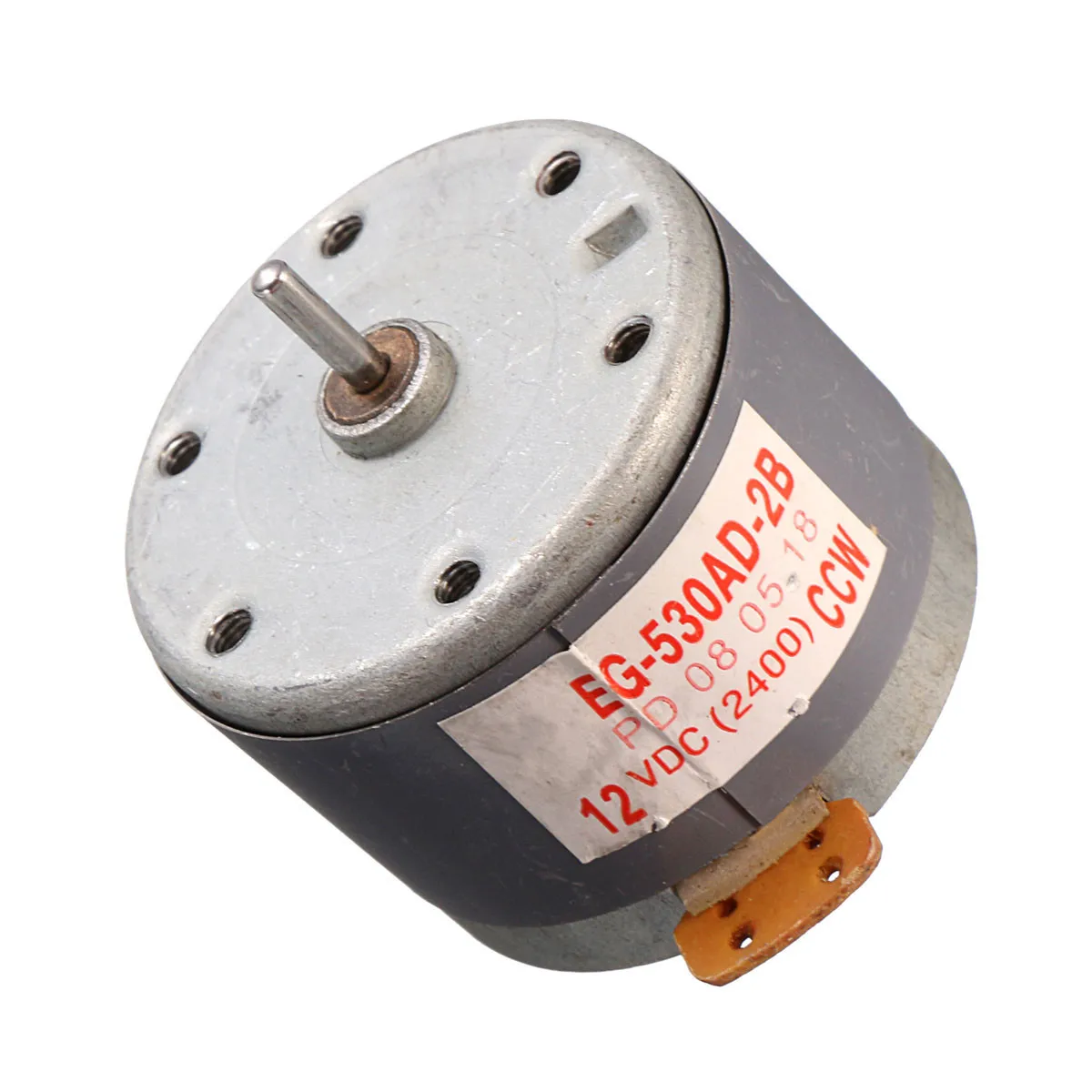 EG-530AD-2B CCW 2400RPM12V рекордер мотор высокий крутящий момент цилиндрической формы Электрический мини-двигатель постоянного тока