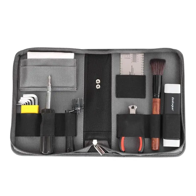 

Multifunctional String Instrument Guitar Repair Maintenance Accessories Kit Tool Bags Measuring Ruler