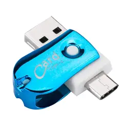 Тип C USB 3,1 к USB 2,0 Micro-SD/TF Memeory кардридер адаптер конвертер HUDD