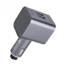 2-Порты и разъёмы зарядных порта USB для автомобиля Воздухоочистители+ QC3.0 автомобиля Зарядное устройство+ оконный брейкер, Мощность адаптера переменного тока зарядки Разъем