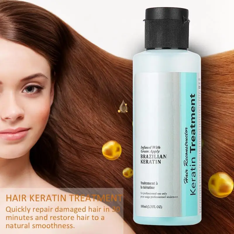 100 мл ароматное восстановление поврежденных сухих волос Кератиновое Лечение Уход за волосами Кератиновое восстановление уход для поврежденных волос