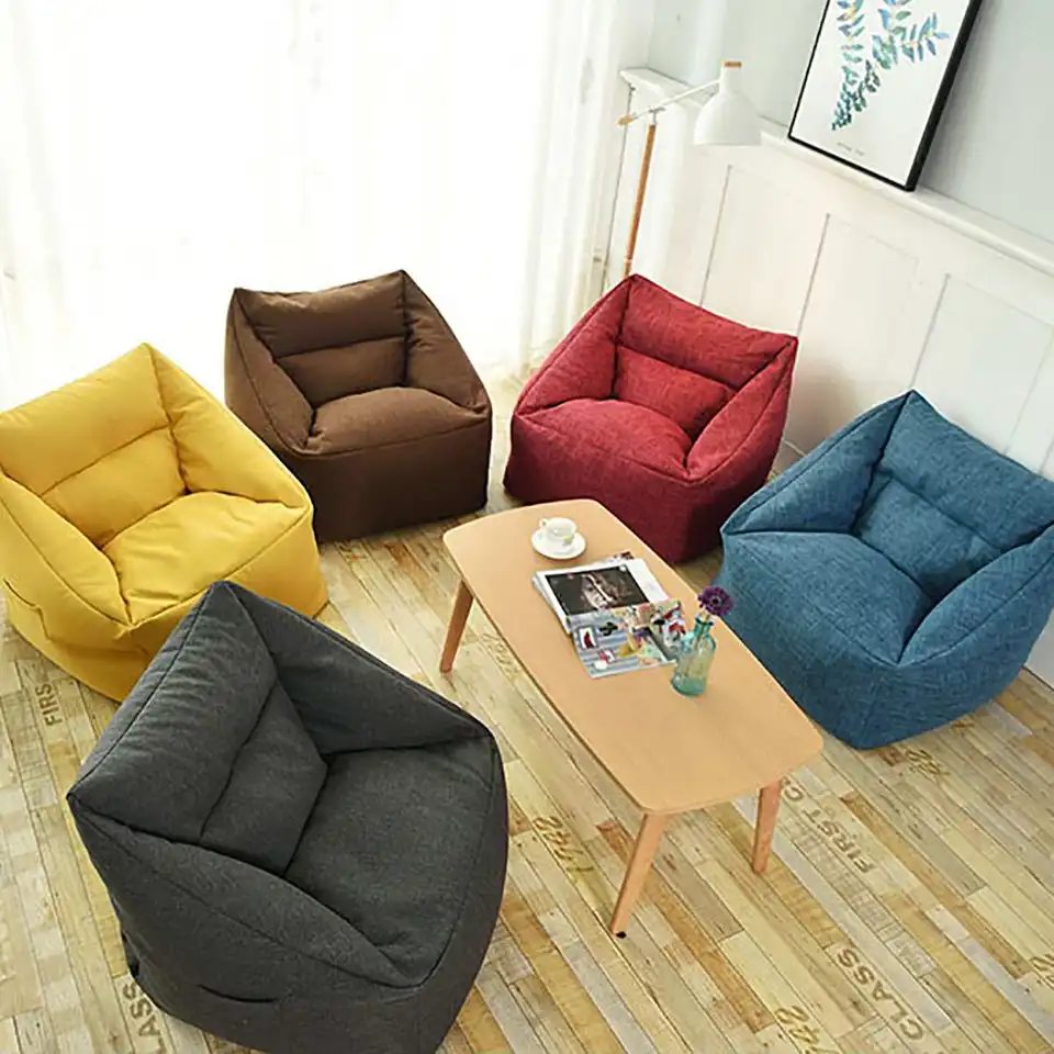 2019 Waterproof Bean Bag Lazy Sofa Indoor Seat Chair Cover Beanbag Bean Bag Lazy Sofa Indoor Seat Chair