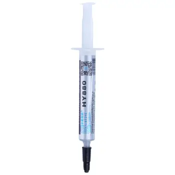 

1PC 3g HY880 Thermal Grease Syringe Compound Paste For CPU VGA LED Chipset PC