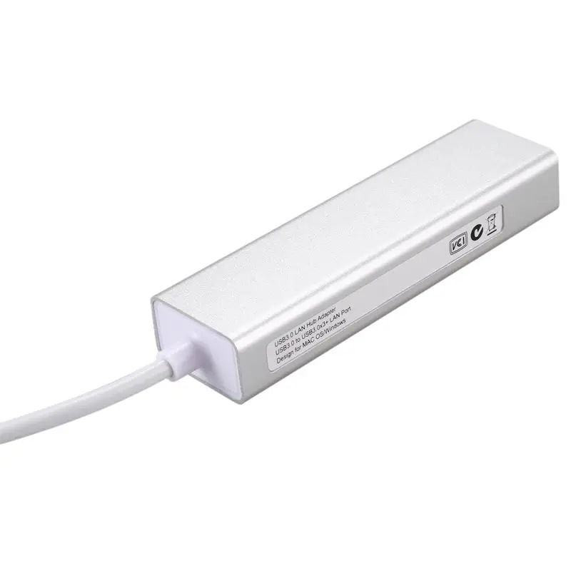 USB 3 0 гигабитный Ethernet адаптер с портовым концентратором для RJ45 Lan сетевой порт