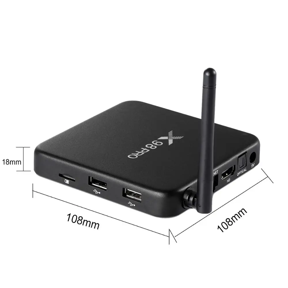 Смарт ТВ бокс X98 PRO Android 6 0 Amlogic S912 Восьмиядерный 2 4G/5 8G Wifi Bluetooth 4 4K медиаплеер X98pro