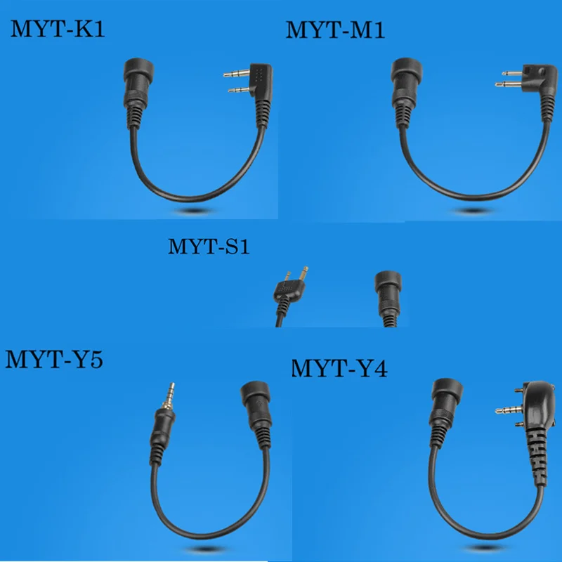 LEORY MYT K1/M1/S1/Y4/Y5 24 K позолоченный конвертеры для авиационные наушники гарнитуры