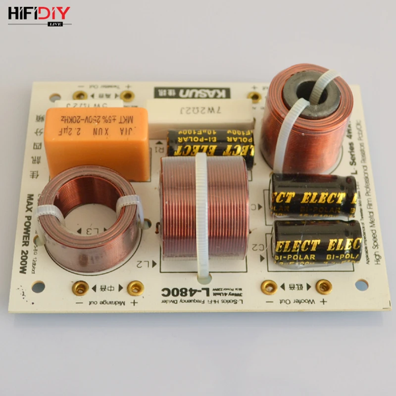 HIFIDIY LIVE L-480C 3Way 4 динамик(твитер+ mid+ 2* бас) HiFi динамик s аудио кроссовер с делителем частоты фильтры
