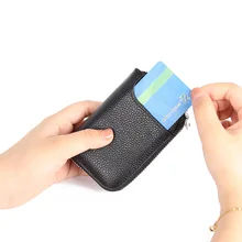  RFID Anti-Theft Brush Credit Card Holder Organ  Card Holder Name Card Holder duo