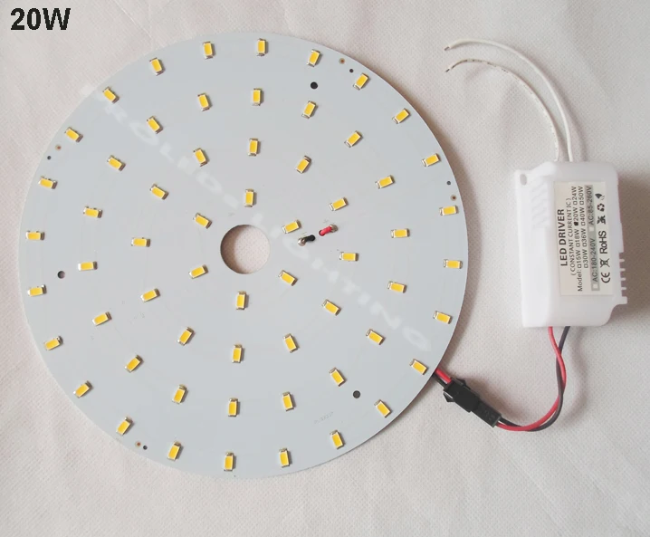 DIY Наборы 20 Вт 30 40 поверхностного монтажа светодиодный потолочный светильник