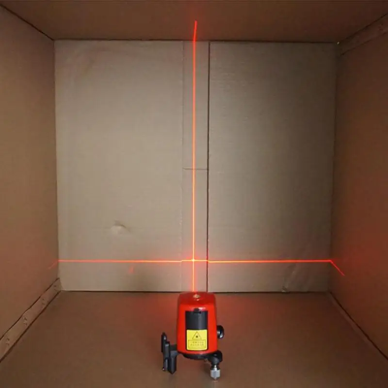 AK435 Mini Portable Laser Level 360 Degree Self-leveling Cross Laser Leveler Laser Line 2 Line 1 Dot Vertical Horizonatal Tools