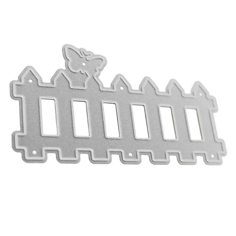 سياج معدني قطع يموت الاستنسل القصاصات المنزل حديقة ديكور النقش