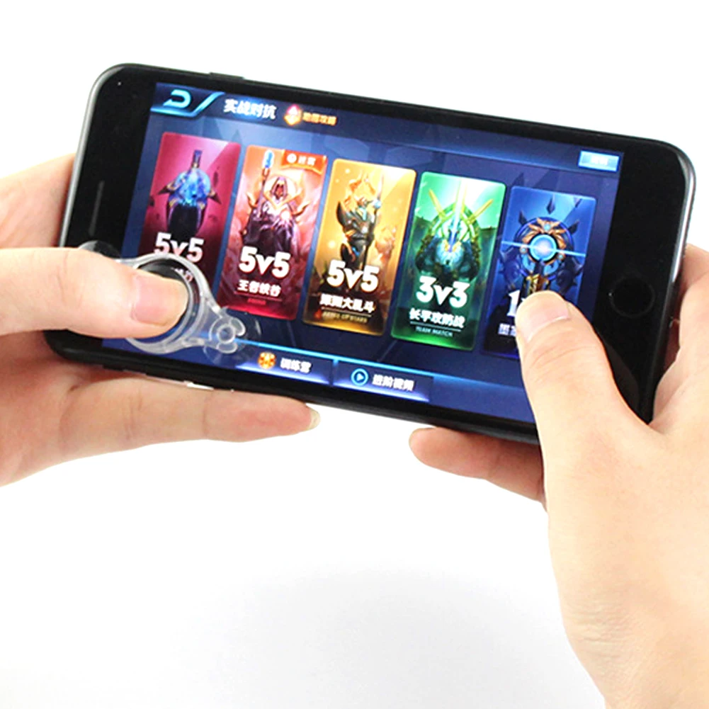

Mobile Phone Physical Joystick Fling Game Joystick For iPhone For Samsung Phones Soft Sucker Gamepad Controls Joy Stick
