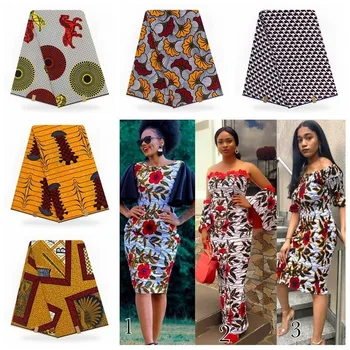 

hot wax Veritable Veritable Wax Veritable print fabric african prints real wax 100% cotton fabric for women dress 6yards/lot
