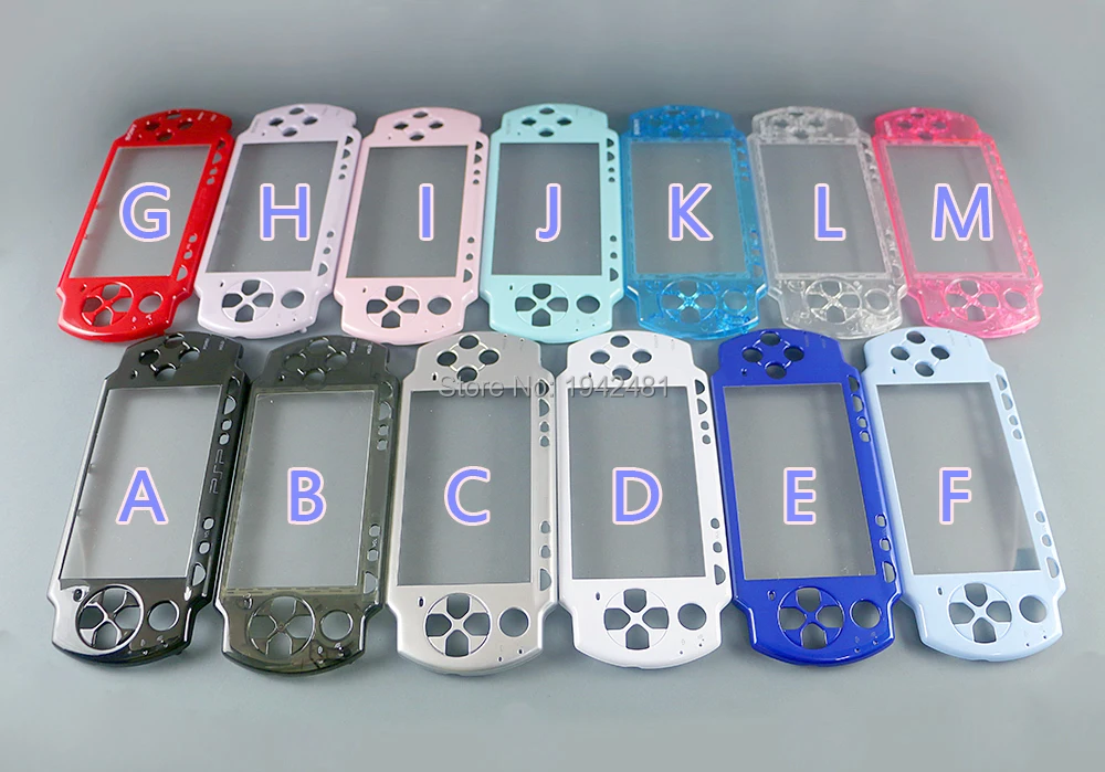 5pcs Colors New Full Housing Front Faceplate Case Shell Cover With Logo