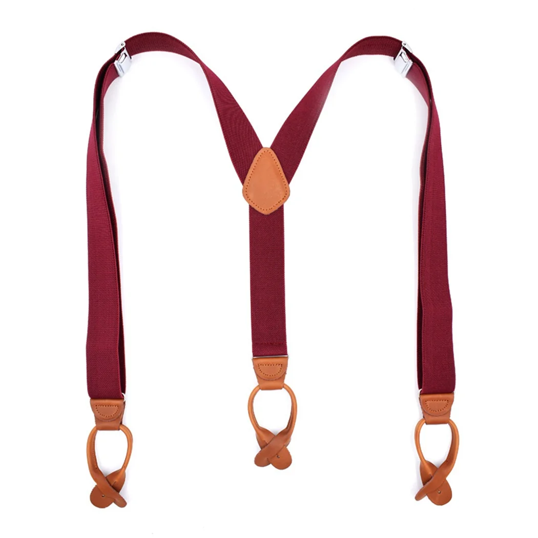 3.5X125cm High Quality Male Suspender Y Back Adjustable Elastic