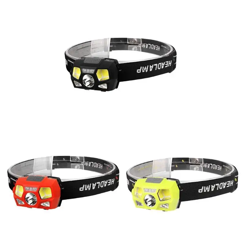 

USB Rechargeable Motion Sensor LED Head Lamp Waterproof 5 Modes Fishing Camping Headlight Flashlight Home Emergency Torch
