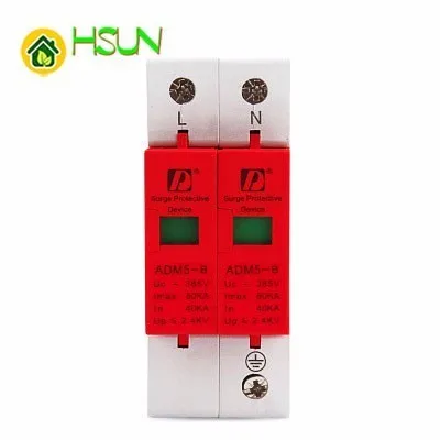 

STYHOMSUN SPD ADM--80KA-2P Household Defence Thunder Chung Surge Protector Organ Lightning Protection Organ