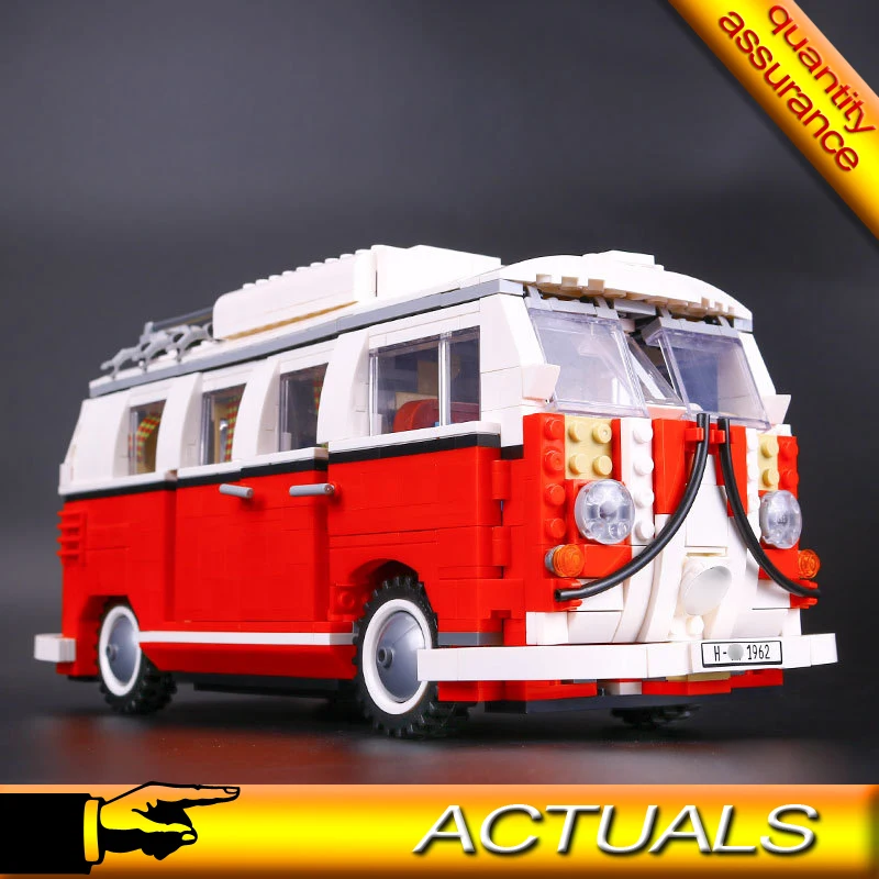 

21001 Technic Building Blocks Volkswagening T1 Camper Van Creator Expert Model Bricks Toys Compatible Legoed 10220 10569
