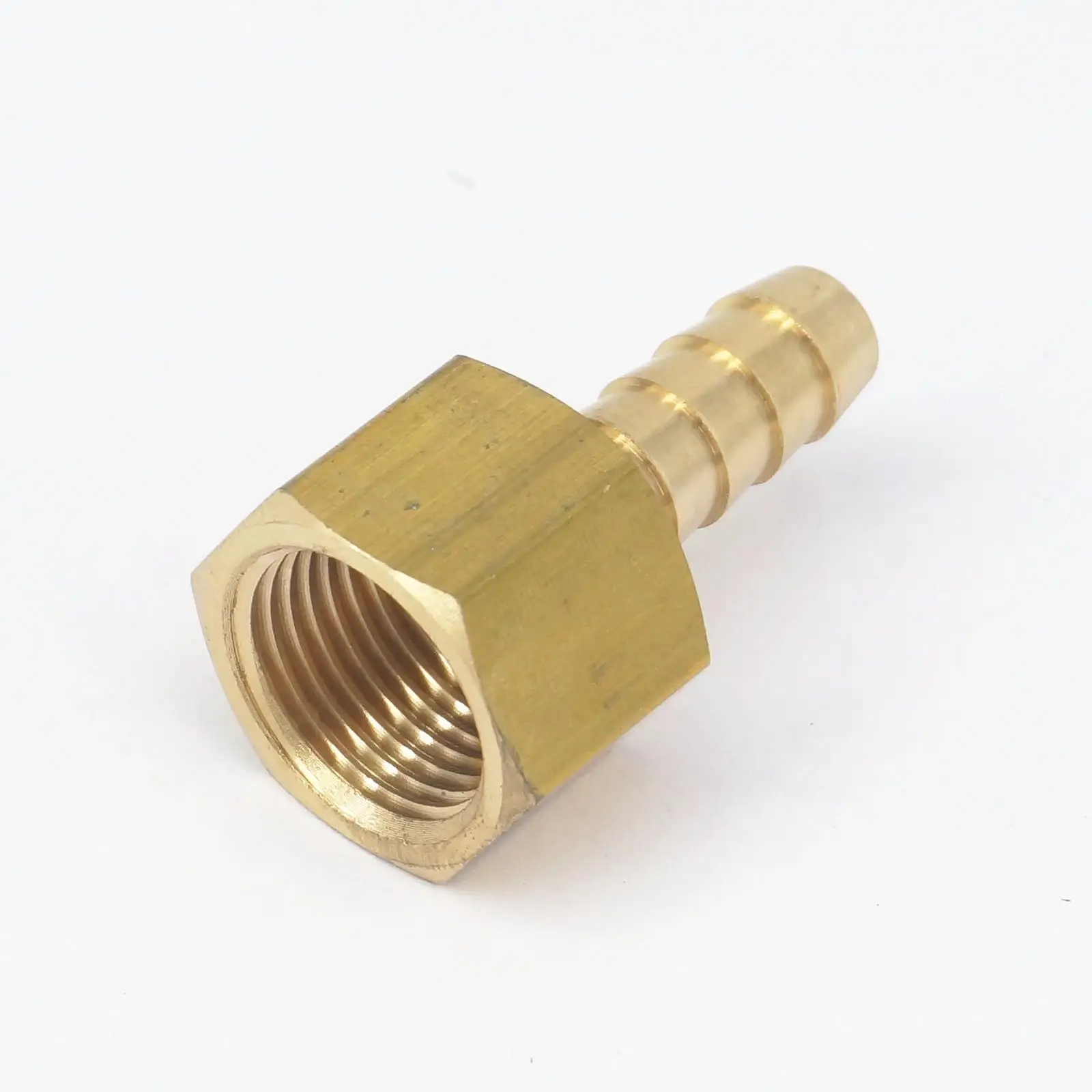 3/8" NPT Female x 5/16" Hose Barb Tail Brass Fuel Fitting Connector Adapterin Pipe Fittings