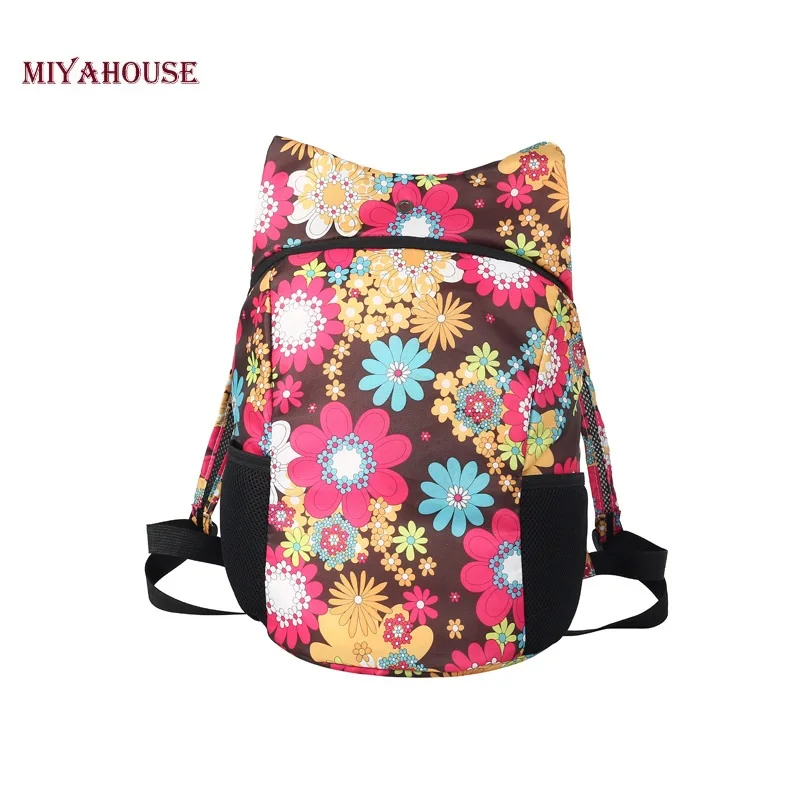 

Miyahouse 3D Digital Print Backpack For Female Girls Fashion Wild Large Capacity Women's Rucksack Waterproof Lady School Bag