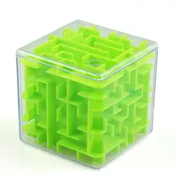 3D Мини скоростной лабиринт волшебная игра игрушка, экологичный кубик-головоломка 3-99 лет Анти Стресс квадратные обучающие игрушки