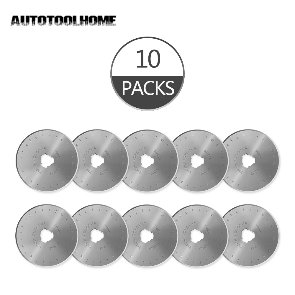 

45mm Rotary Cutter Blades Craft Paper Cut Hand Held Scrapbooking Replacement Spare Blades Fits Olfa Fiskars Clover Mt Blades