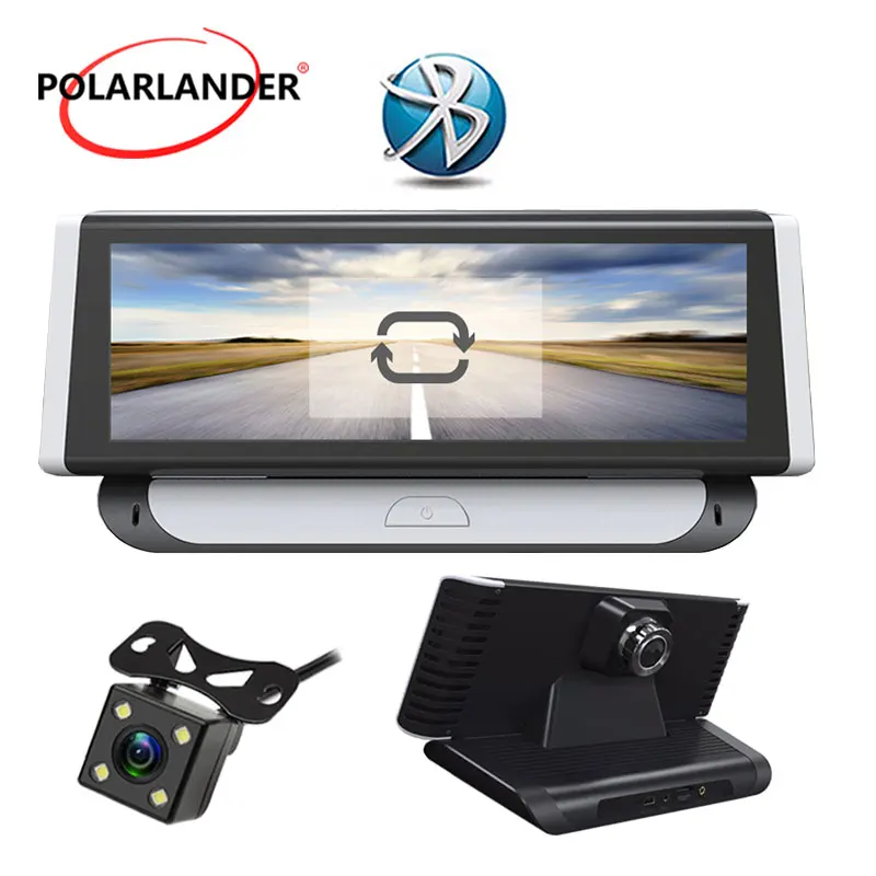 ADAS GPS навигация 1080P DVR Автомобильная камера 4G Bluetooth с двойным объективом 8 дюймов
