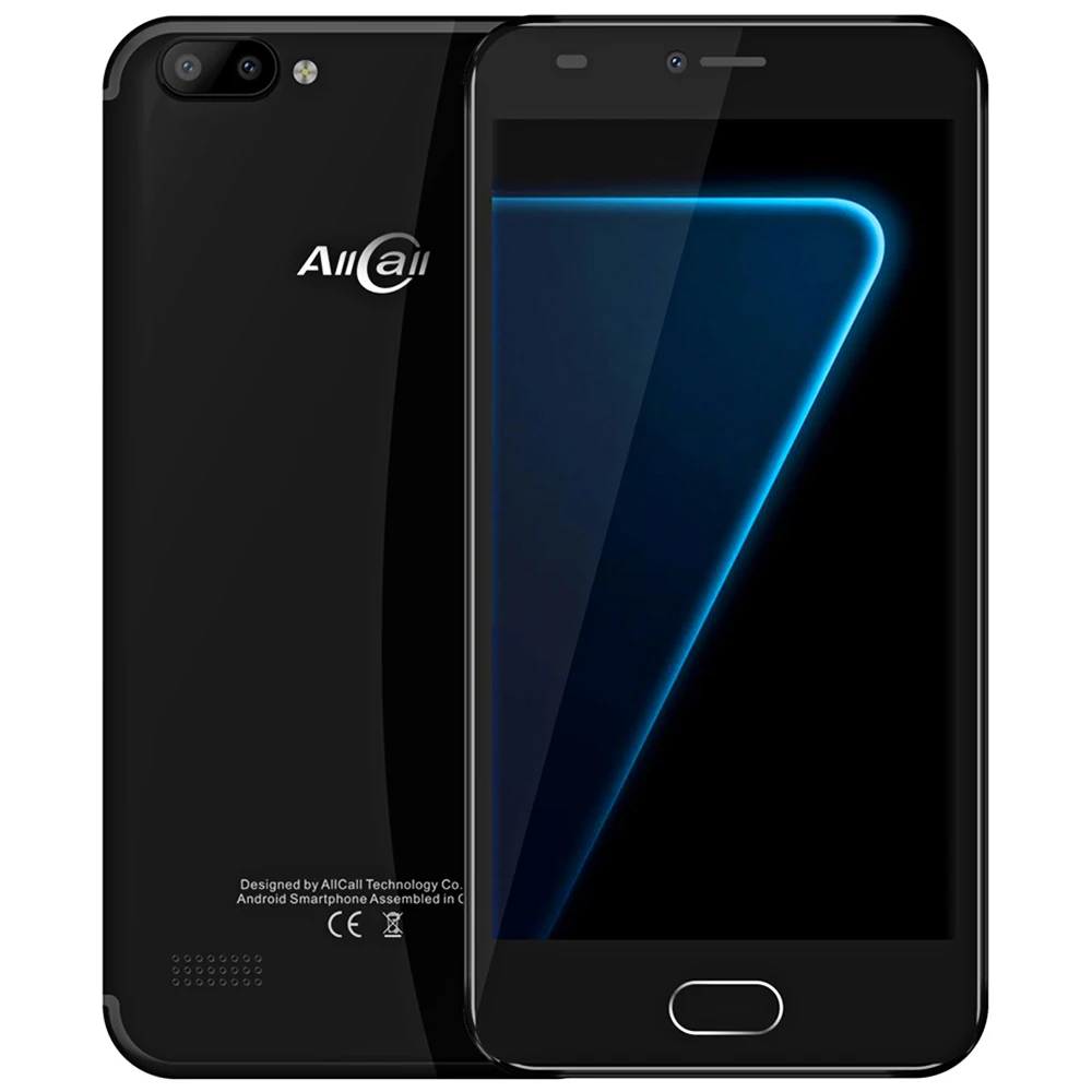 AllCall Alpha 3g Смартфон Android 7,0 5,0 дюймов MTK6580A 1. 3G Гц четырехъядерный 1 ГБ ОЗУ 8 Гб ПЗУ 8.0MP + 2.0MP две задние камеры