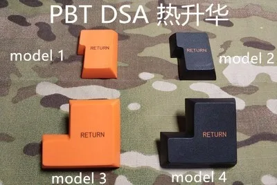 

1pc PBT DSA Key Cap Dye Sublimation Japanese EU Version Enter Keycap For Steelseries 6gv2 7g Enter Key