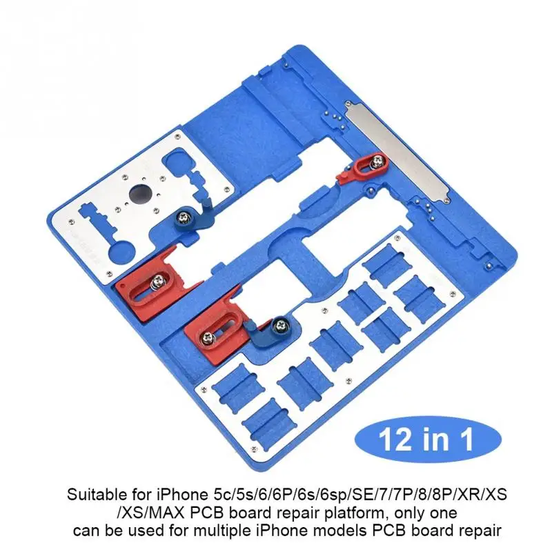 12 in 1 Phone Professional Repair Fixture IC Chip PCB Board Holder for