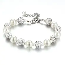 Горячие продажи романтические винтажные браслеты для женщин браслет с шармом в виде сердца с жемчужными бусинами подходят к браслетам pandora ювелирные изделия
