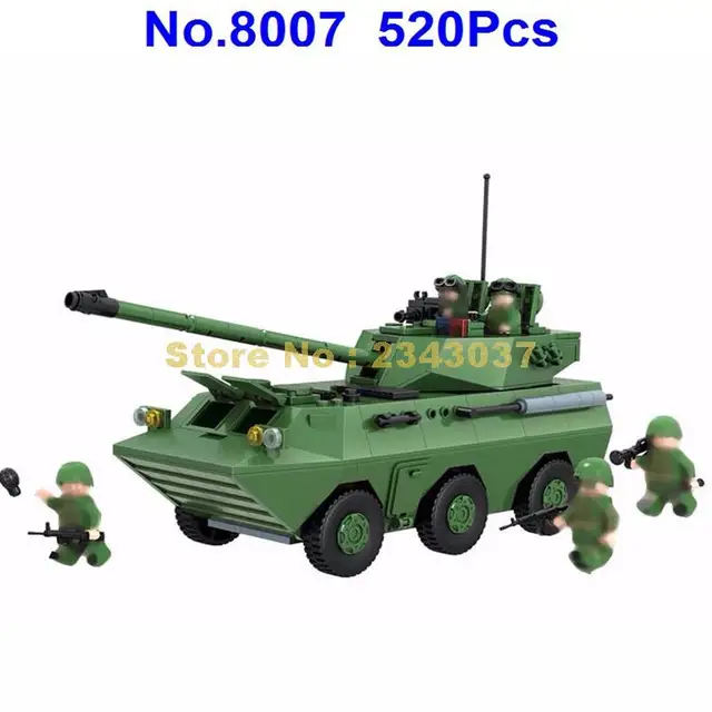 8007 520pcs military swat
