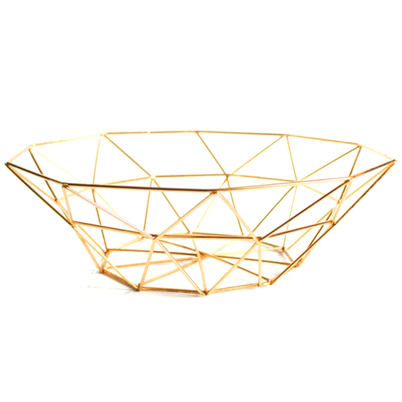 Promotion! Chic Metal Table Storage Basket Modern Minimalist Scandinavian Nordic Hollow Desk Organizer Decor | Дом и сад