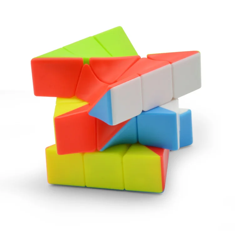 Lefun Twisty 3x3x3 магический куб Обучающие игрушки головоломки без наклеек вращающаяся