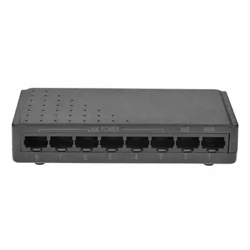 

8 Ports Family Network System 6+2 PoE Switch Injector Power Over Ethernet without Power Adapter