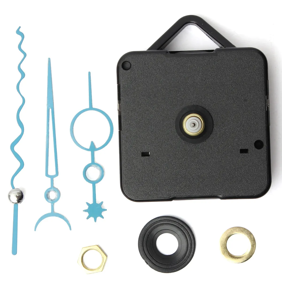 

Brand New Blue Diy Tool Hand Work Quartz Wall Clock Spindle Movement Mechanism Repair Part Kit