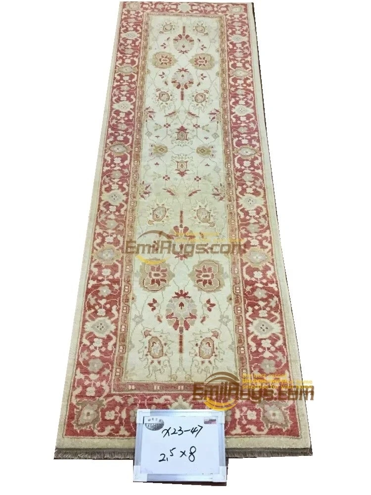 

Original single export Turkish handmade carpets OUSHAK Ozarks pure wool carpet X23-47 2.5x8gc47zieyg28