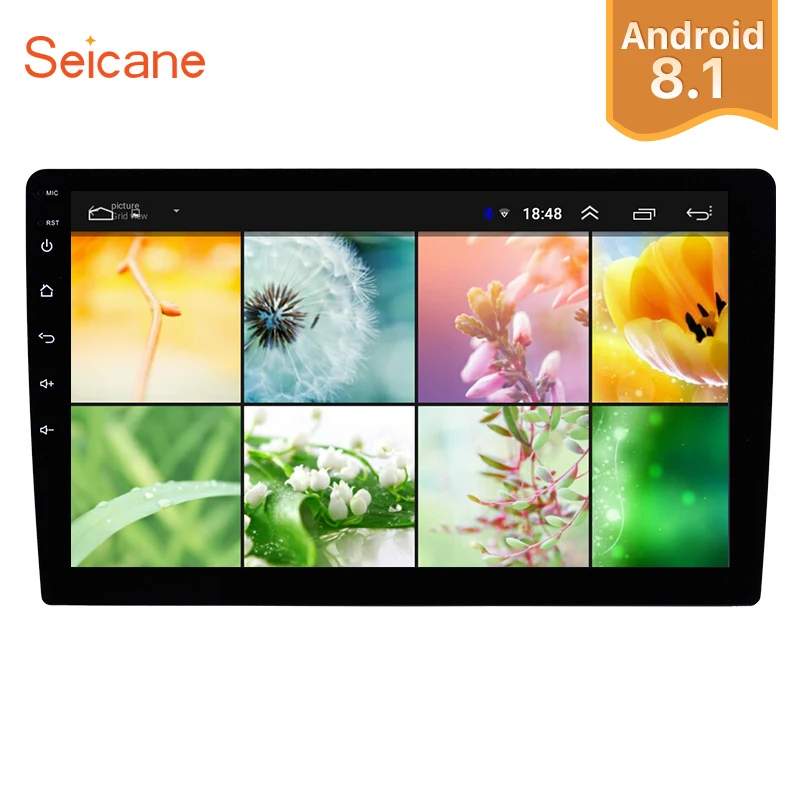Seicane Автомобильный Универсальный Android 8 1 10 &quot2 Din Радио GPS Navi сенсорный экран wifi + 16