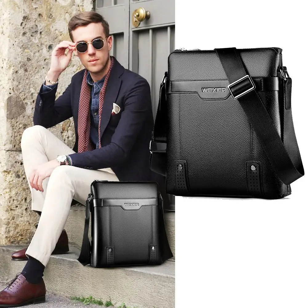 

PinShang Men Casual Business PU Messenger Shoulder Bags