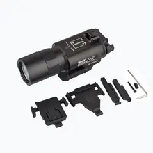 Элемент страйкбол Surefir X300 ультра фонарик для оружия пистолет светодиодный налобный фонарь Softair X300U Fashlight 370 с Пикатинни EX359-BK