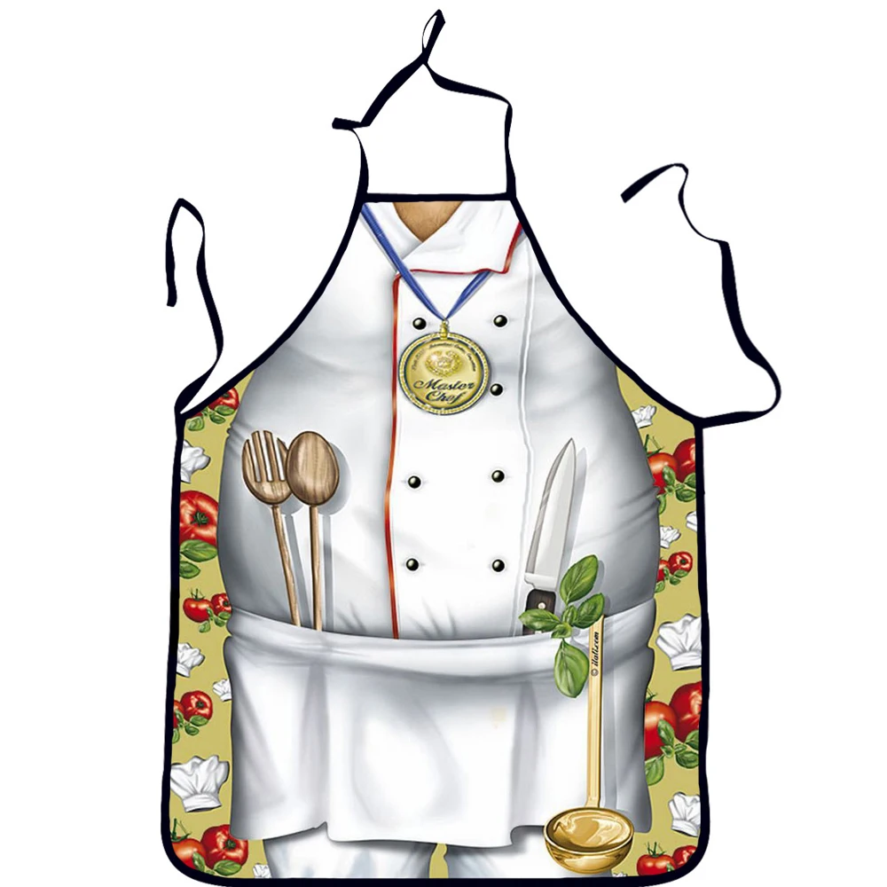 

Funny Cooking Apron Sexy Kitchen Dinner Party Baking Aprons For Woman And Man delantales BBQ Party Cartoon Apron Birthday Gifts