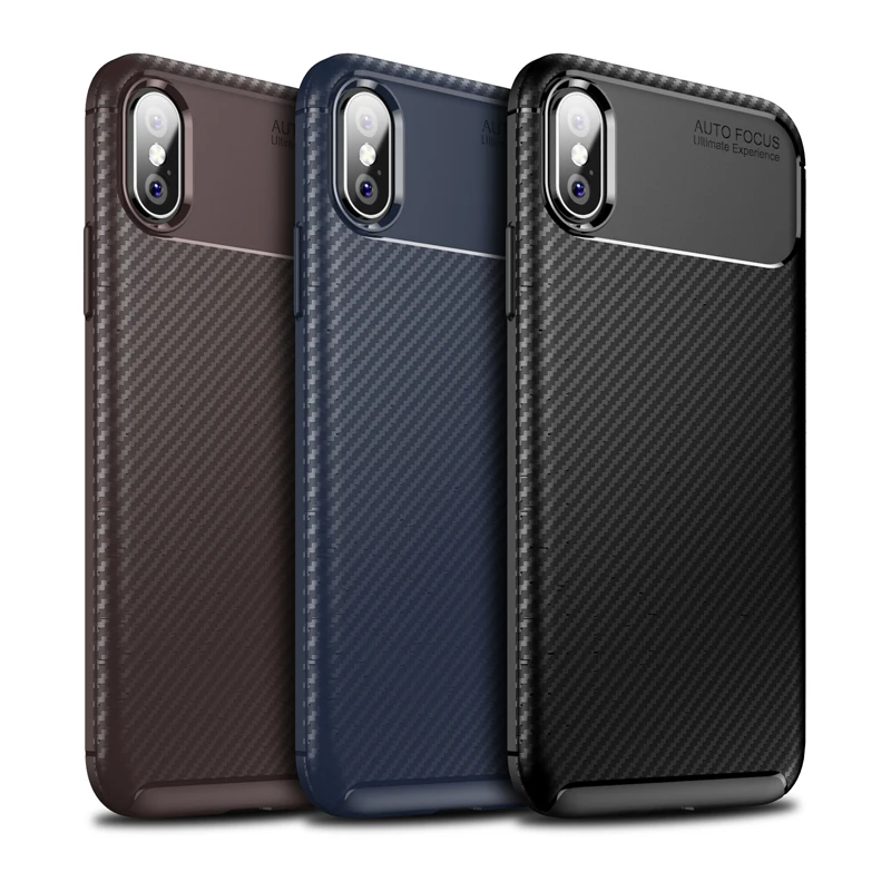 

Twill Carbon Fiber Soft TPU Case For iPhone X XR XS Max 8 7 6 Samsung S9 S10 Lite A6 A8 A7 A9 J3 J7 2018 J4 J6 Plus A6S J2 Core