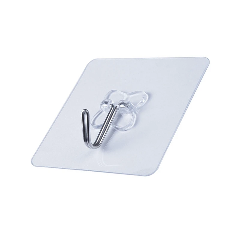 Крепкая прозрачная присоска присоски Настенные Крючки вешалка для кухни ванной комнаты дома(1
