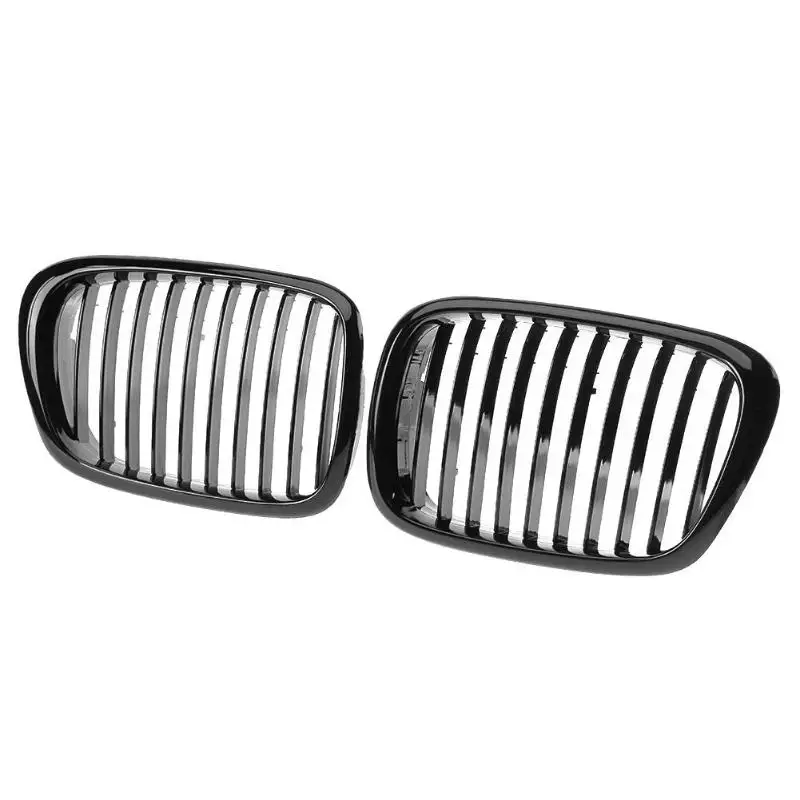 2 шт. ABS передняя спортивная крышка решетка для почек решетки BMW E39 97 03 глянцевый