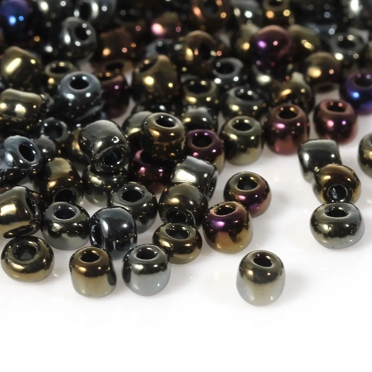 

450 Gram Brown AB Glass Seed Beads 6/0 Jewelry Making (B12086)