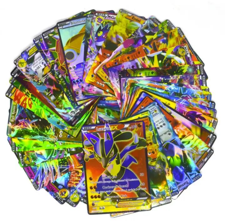 

324 pcs Flash Trading Card XY GX MEGA English pokemons Cards EX Charizard Venusaur Blastoise Kids Gift Figures Christmas Toy