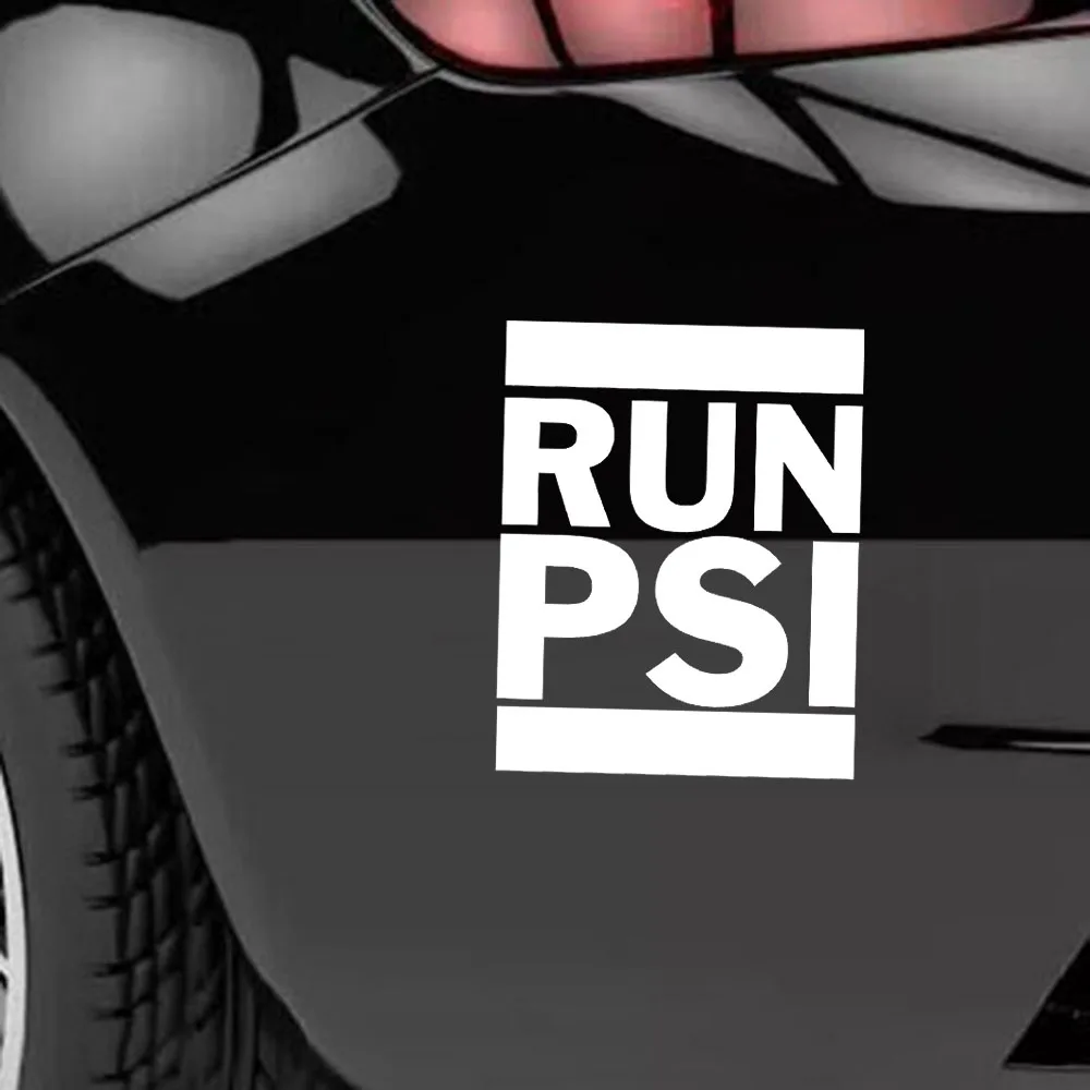 تشغيل Psi ملصق فينيل Dmc تيربو شريط السحب الشارع شخصية اكسسوارات الديكور